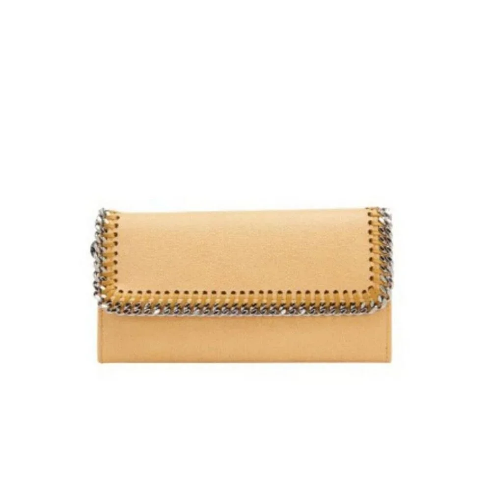 Stella McCartney Women's Wallet Bag Small Flap Mustard 430999-W9132-7700
